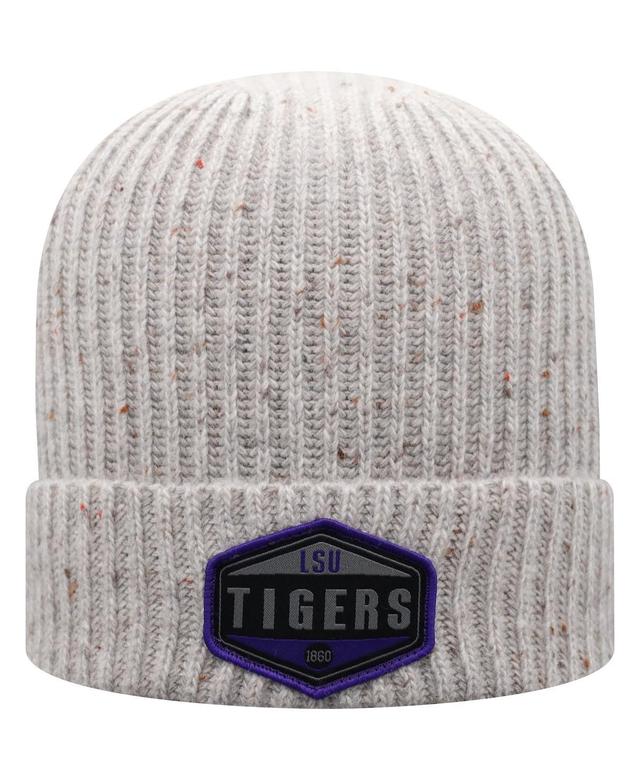 Mens Top of the World Gray Lsu Tigers Alp Cuffed Knit Hat Product Image