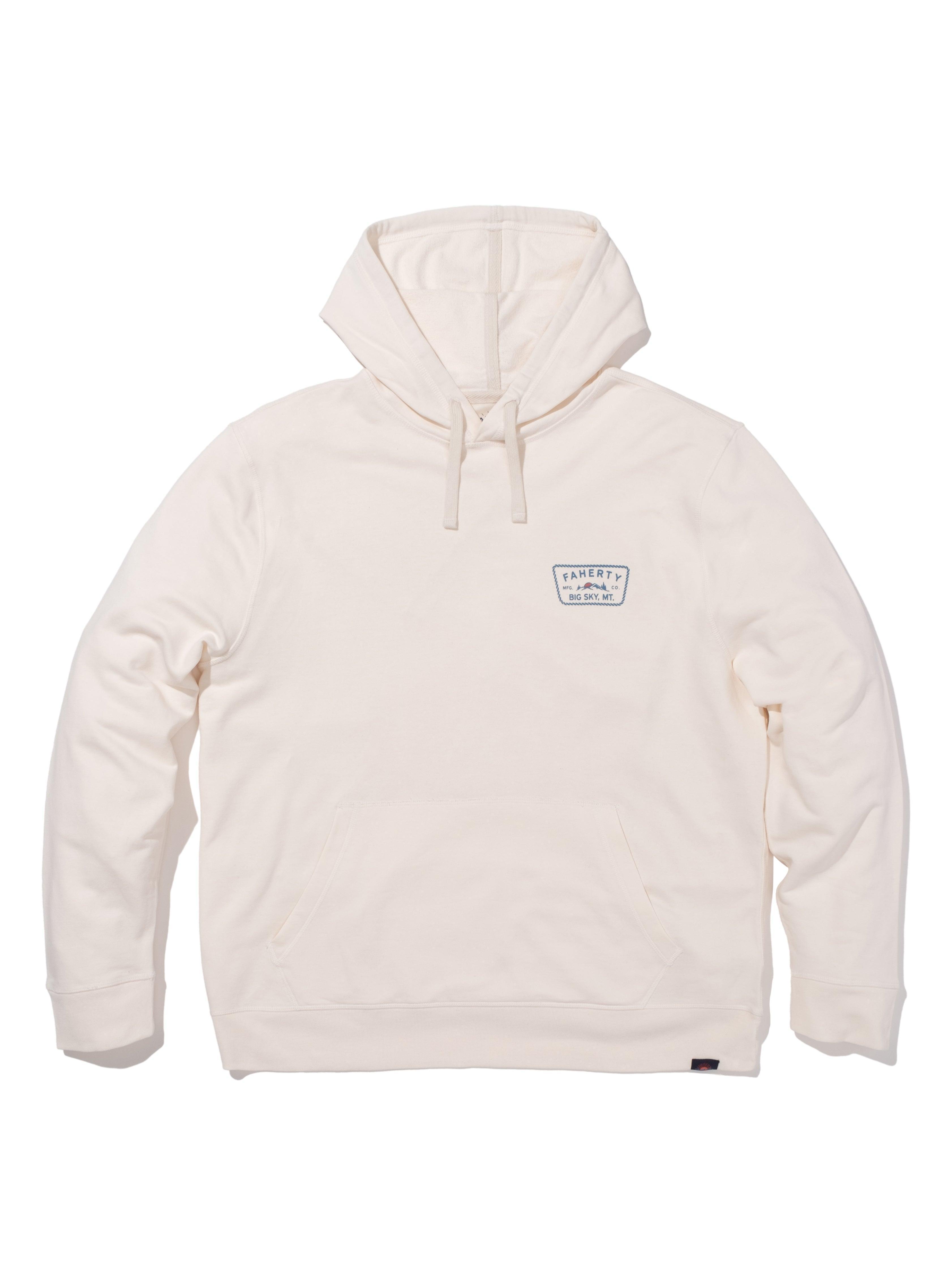 Big Sky Popover Hoodie - Solar White Male Product Image