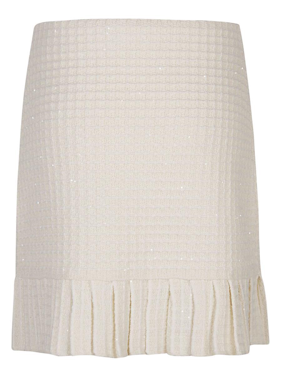 Skirt In White Product Image