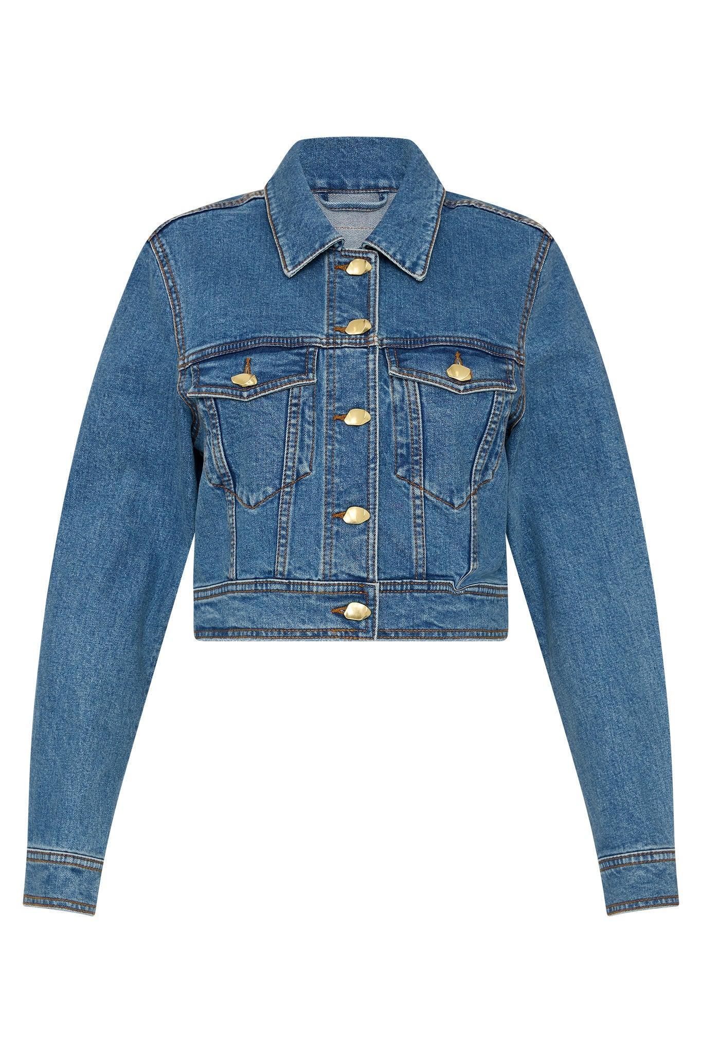 Coda Denim Cropped Jacket Product Image