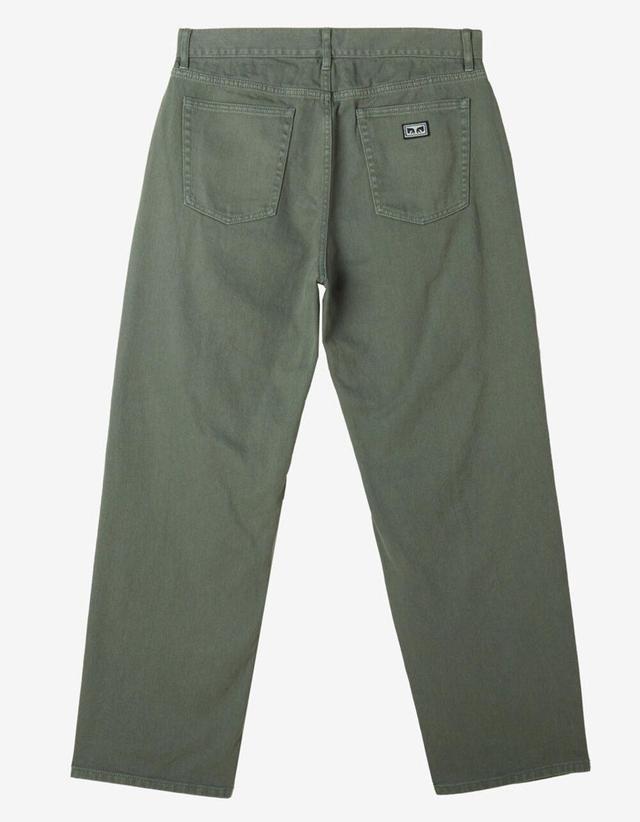 OBEY Hardwork Mens Pigment Denim Work Pants Product Image