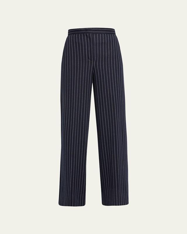 Benito Pinstripe Straight-Leg Trousers Product Image