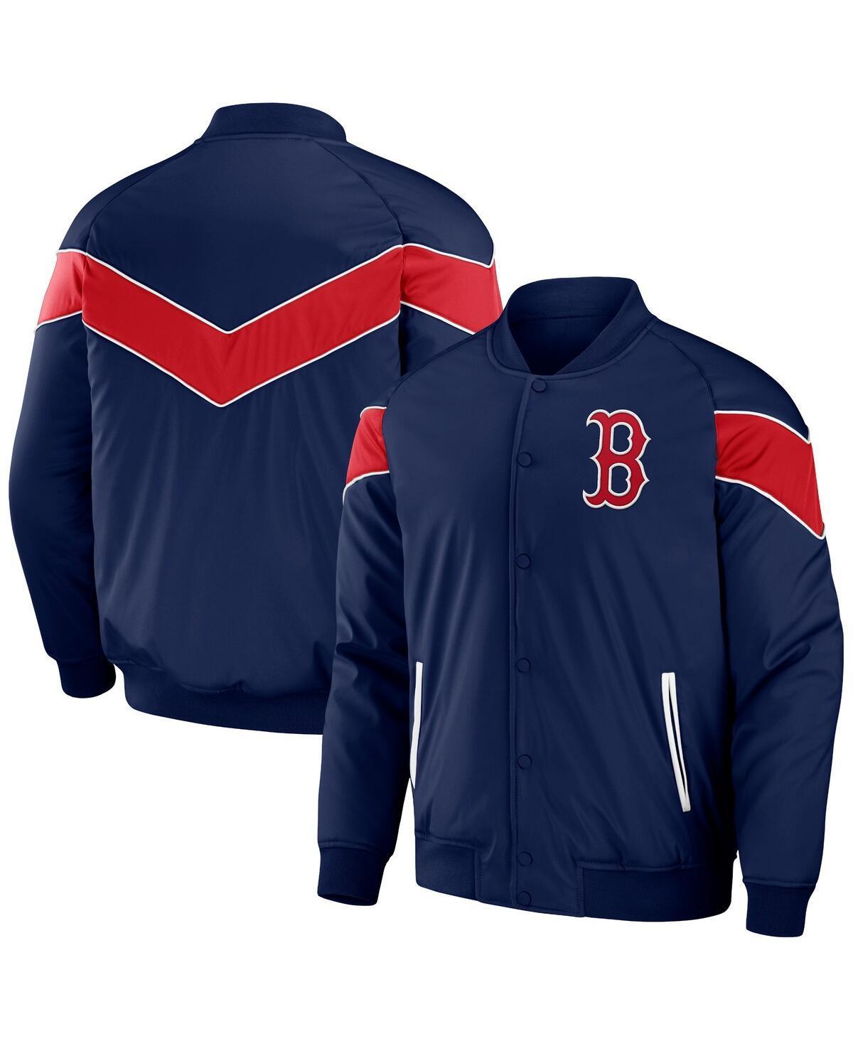 Mens Darius Rucker Collection by Fanatics Navy Boston Red Sox Baseball Raglan Full-Snap Jacket Product Image