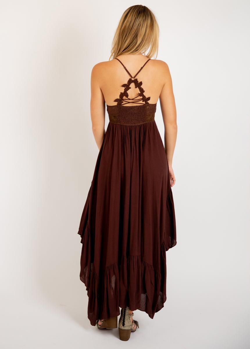 Poesy Dress in Espresso Product Image