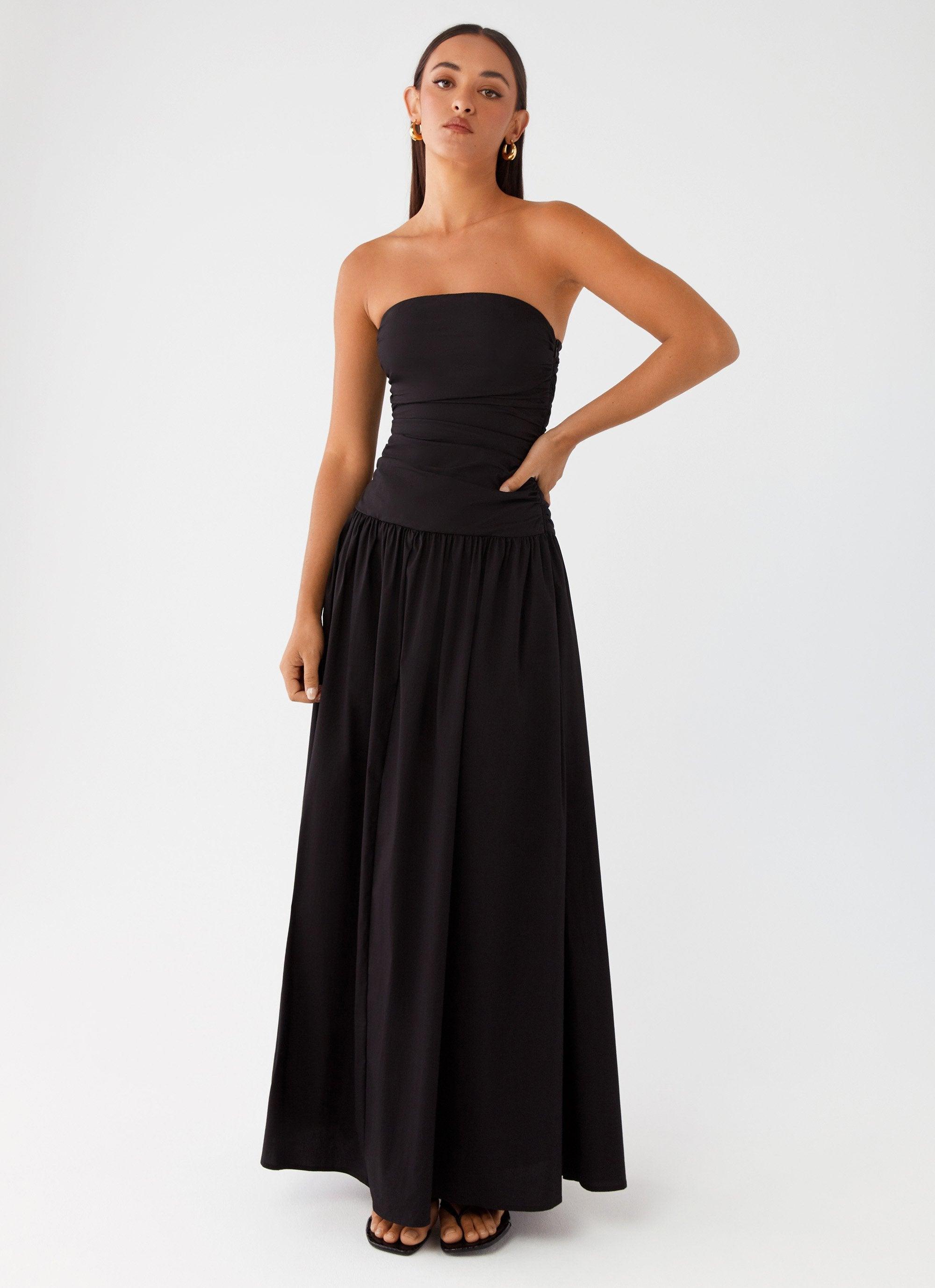 Carmel Maxi Dress - Black Product Image