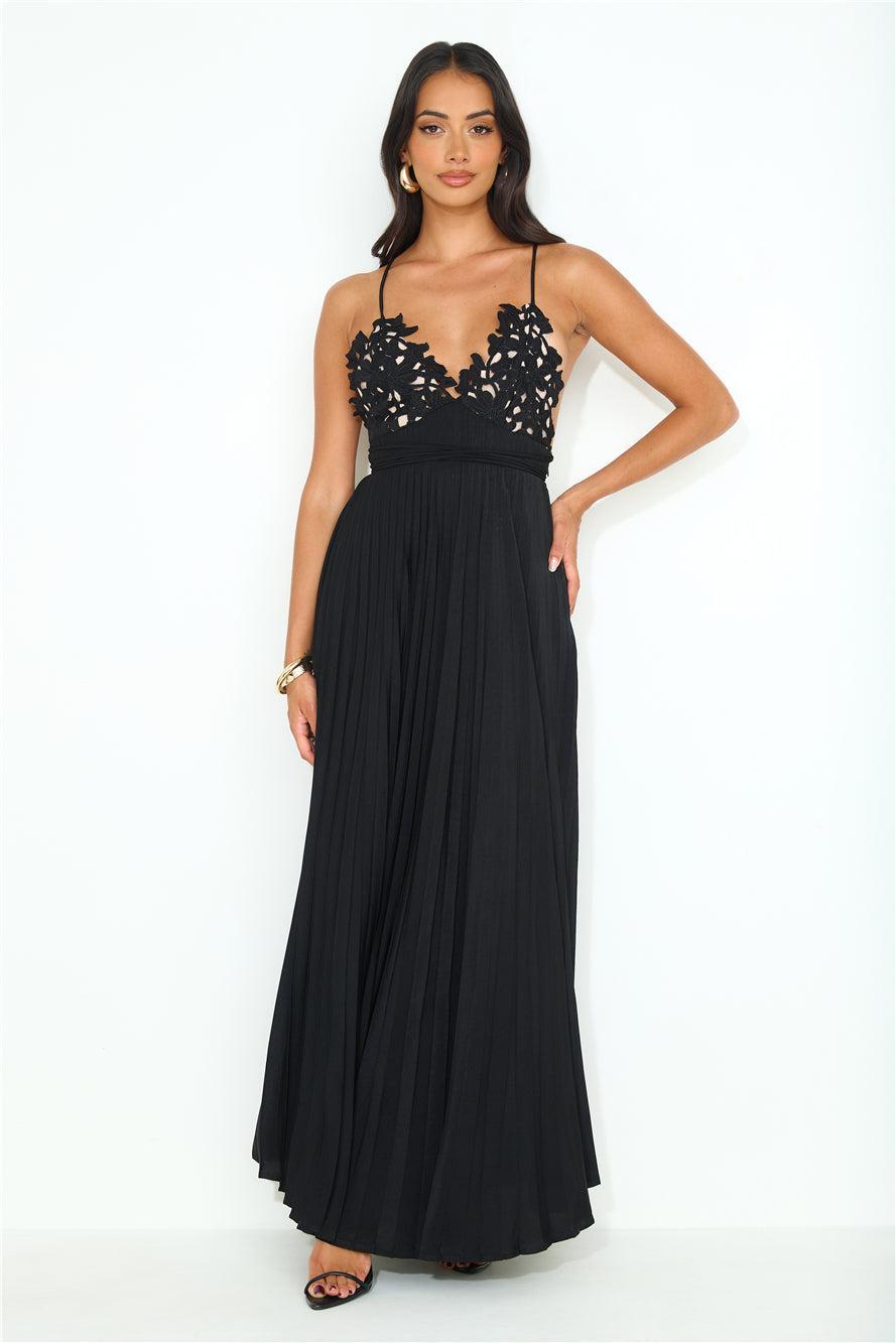 Want And Need Maxi Dress Black Product Image