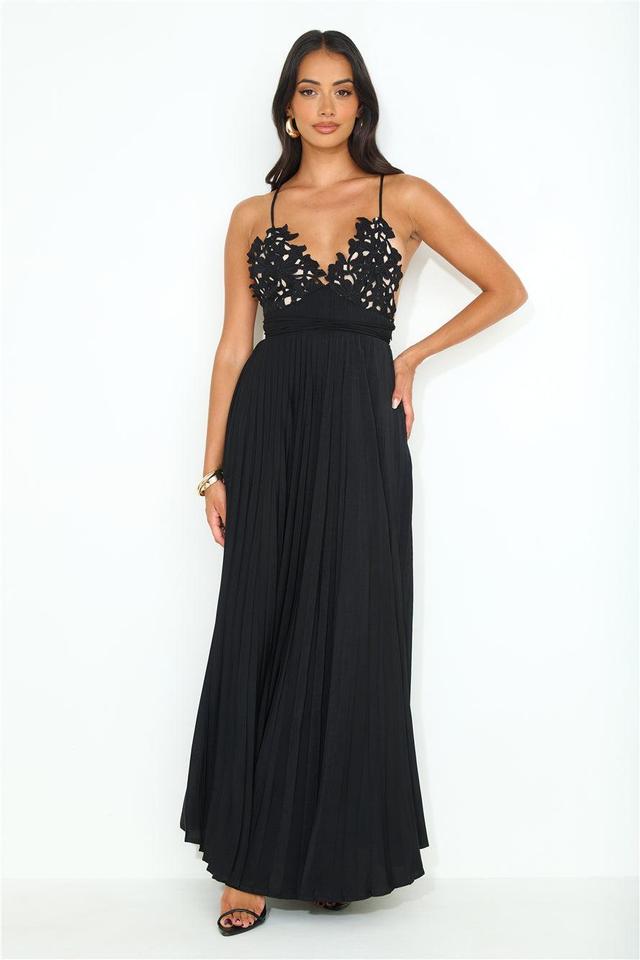 Want And Need Maxi Dress Black Product Image