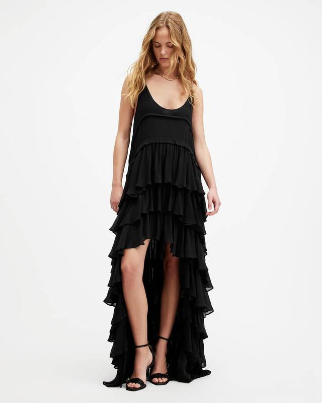 Cavarly Tiered Ruffle Maxi Dress Product Image