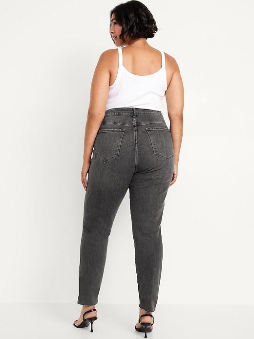 High-Waisted Vintage Slim Jeans Product Image