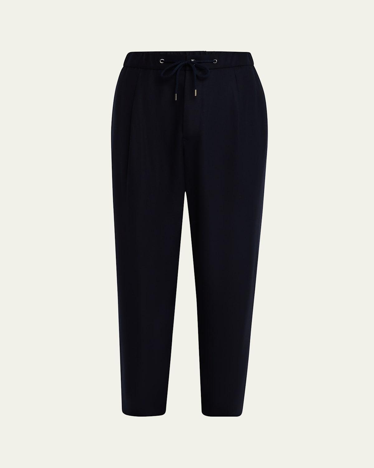 Men's Cashmere Drawstring Trousers Product Image