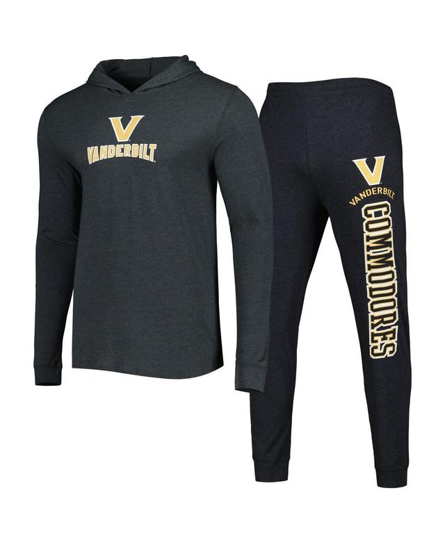 Mens Concepts Sport /Charcoal Vanderbilt Commodores Meter Pullover Hoodie & Pant Sleep Set Product Image