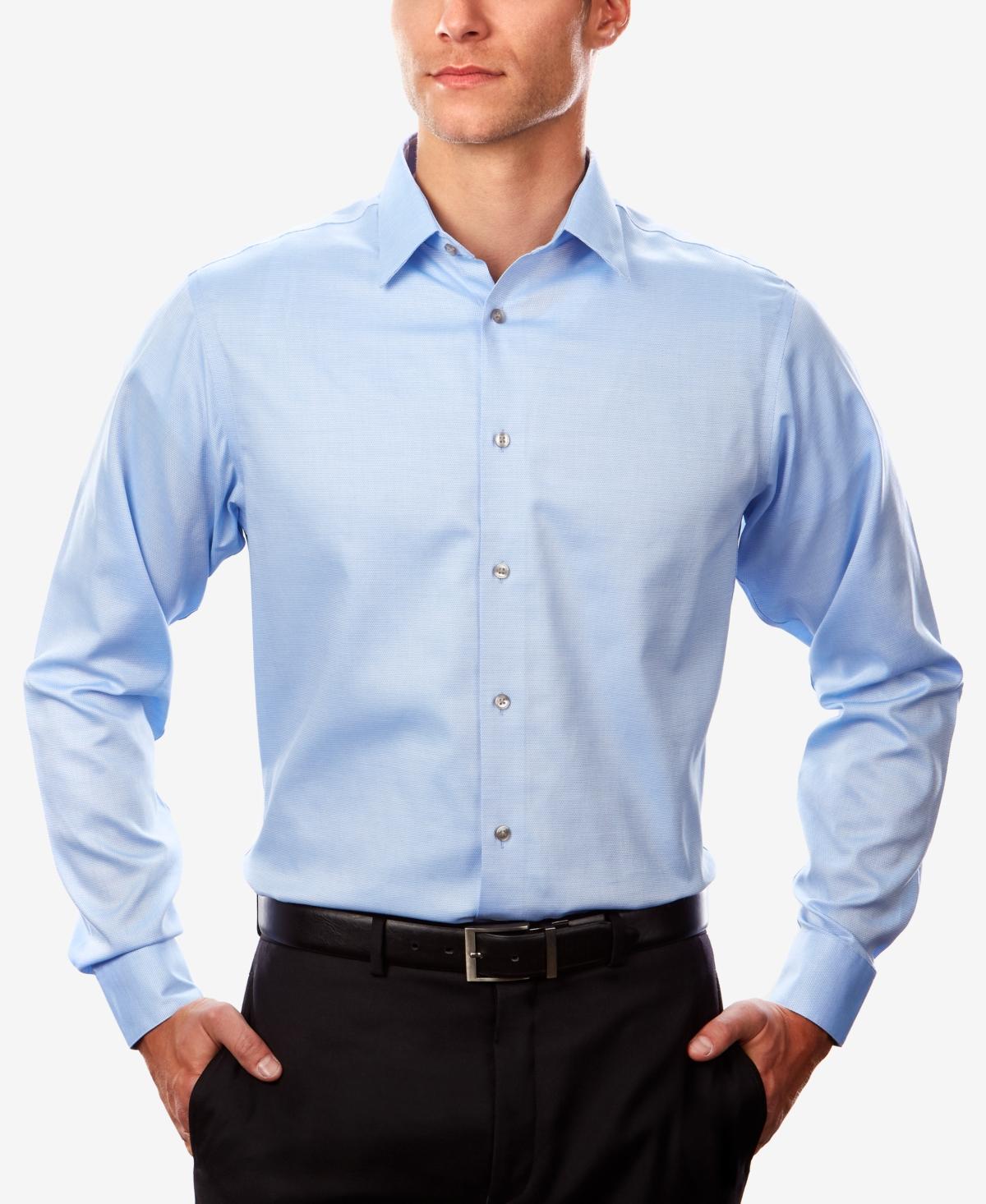 Calvin Klein Mens Steel+ Regular Non-Iron Stretch Performance Dress Shirt Product Image