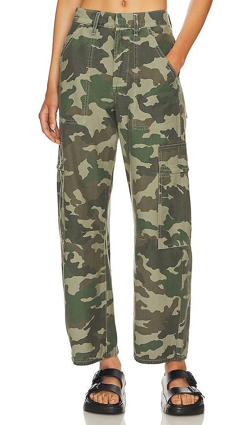 Citizens of Humanity Marcelle Camo Print Low Rise Barrel Cargo Pants Product Image