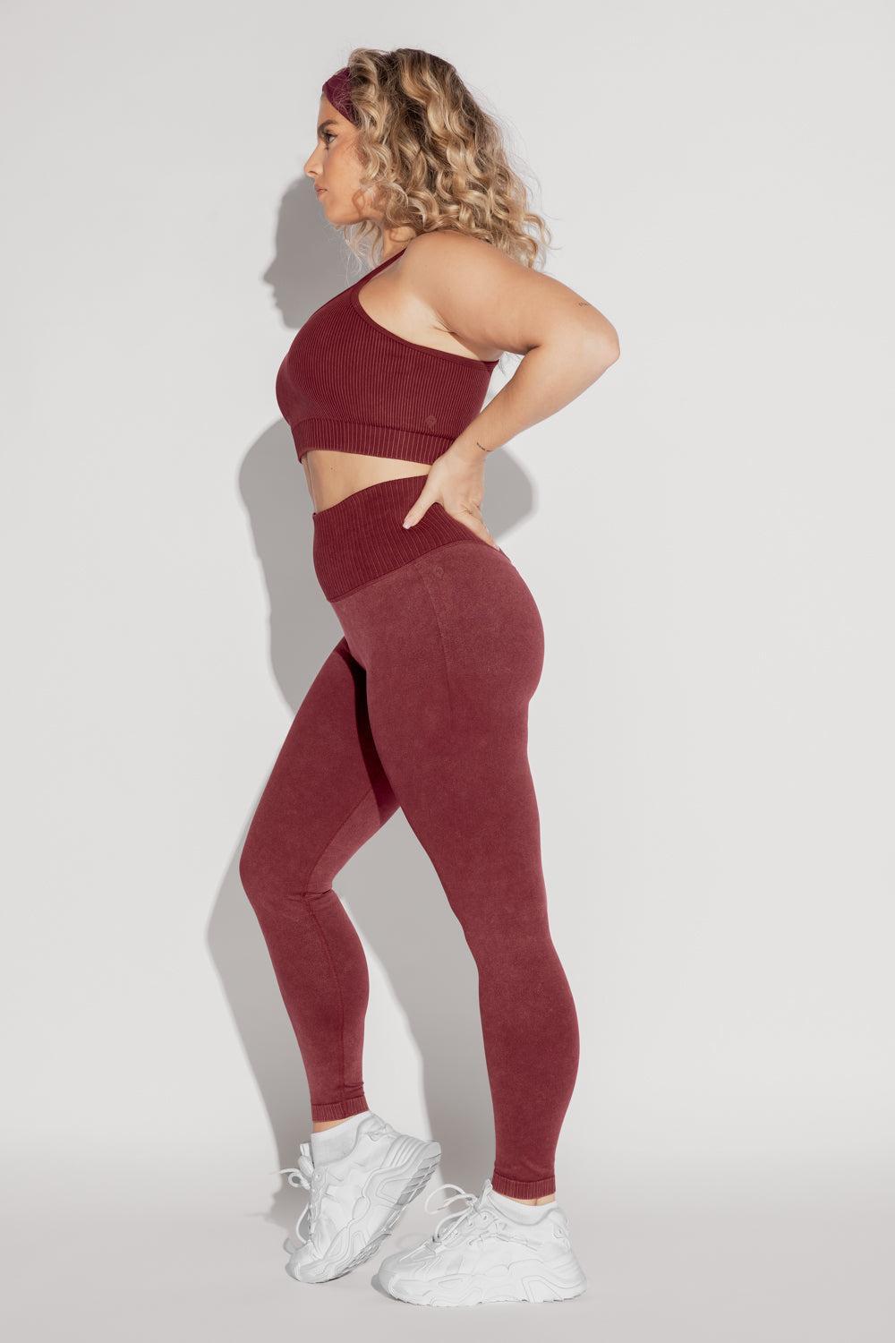 Supersculpt™ Seamless Leggings - Garnet Product Image