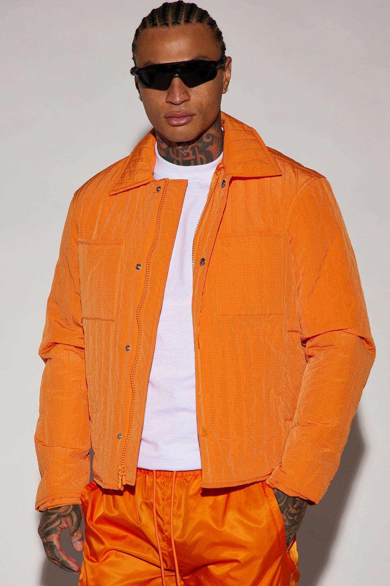 Warren Nylon Jacket - Orange Product Image