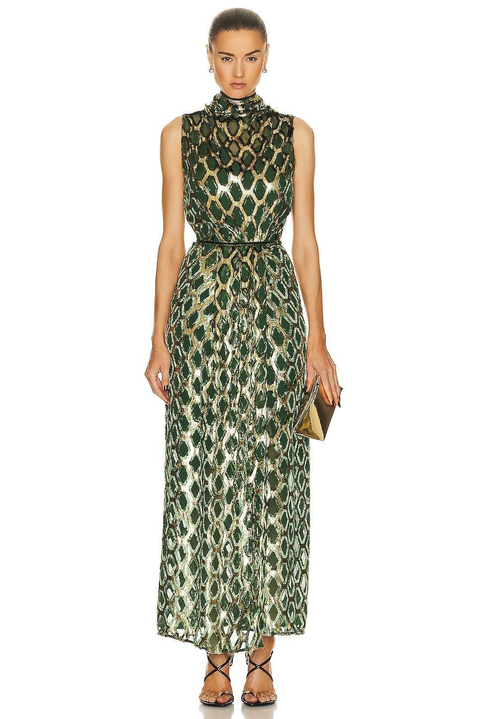 Johanna Ortiz Vie De Boheme Maxi Dress Green. (also in ). Product Image