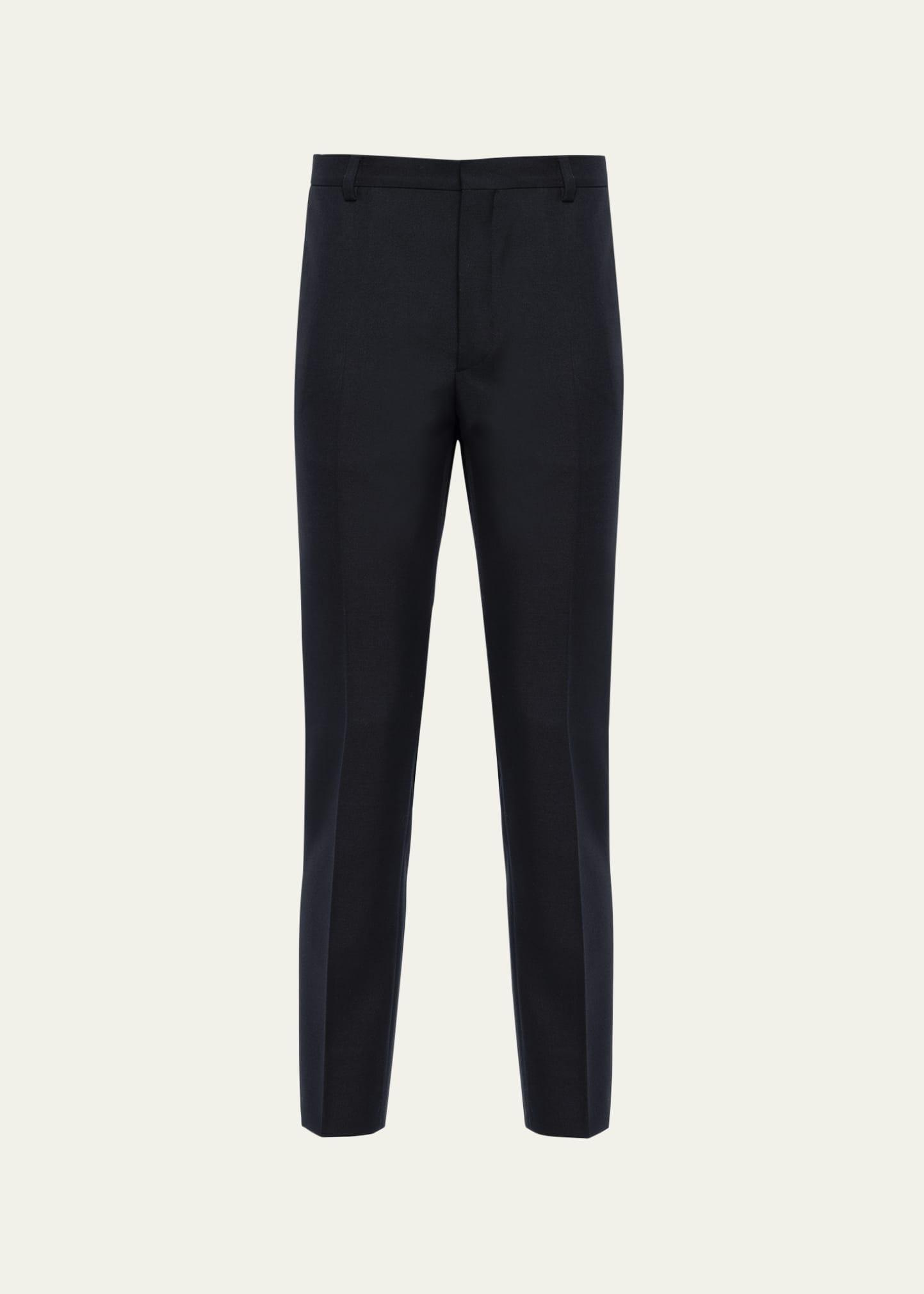 Mens Wool Cashmere Slim Pants Product Image