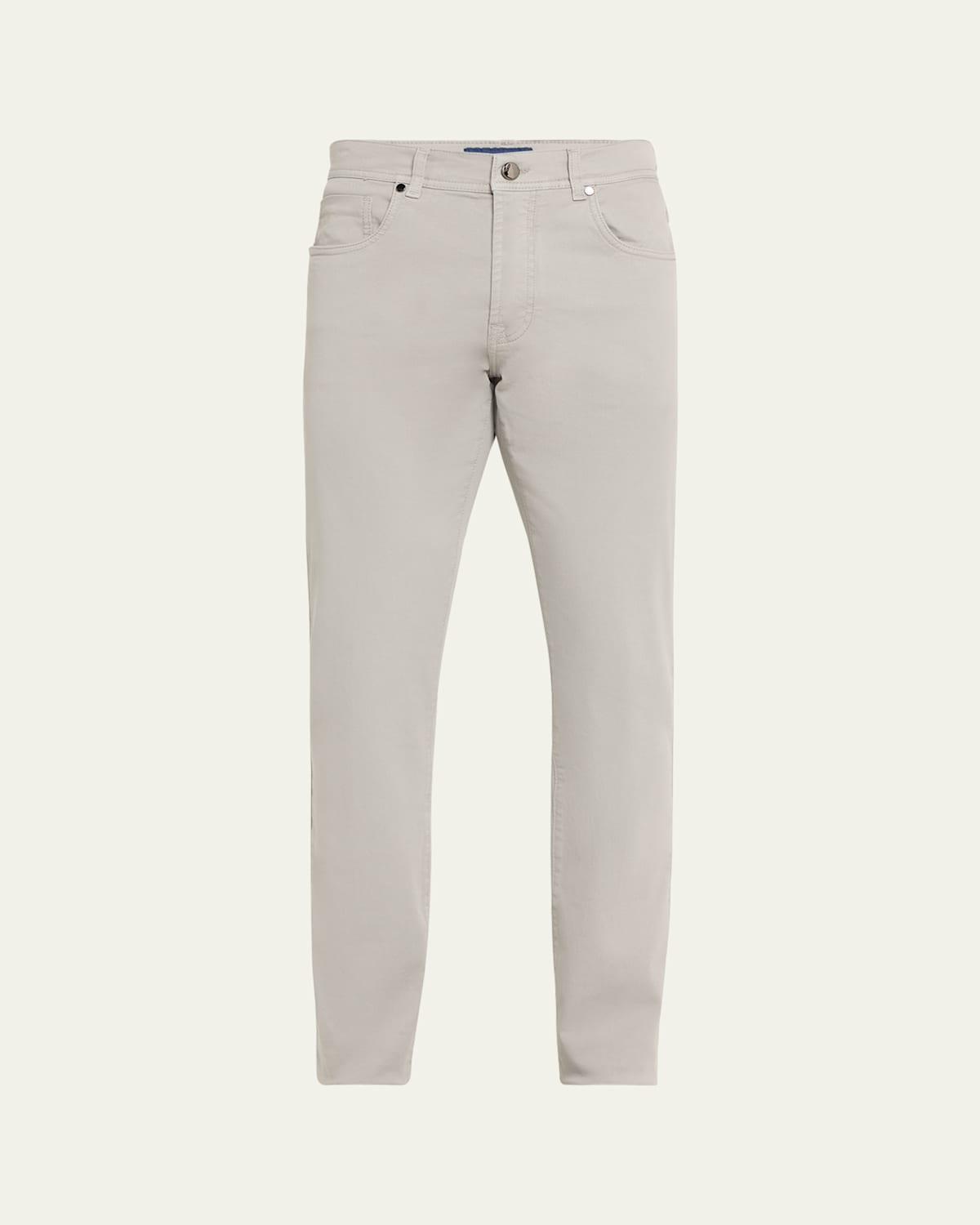 Mens Cotton-Stretch Slim 5-Pocket Pants Product Image