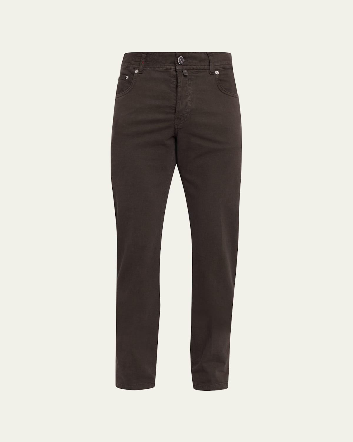 Mens Cotton-Cashmere 5-Pocket Jeans Product Image