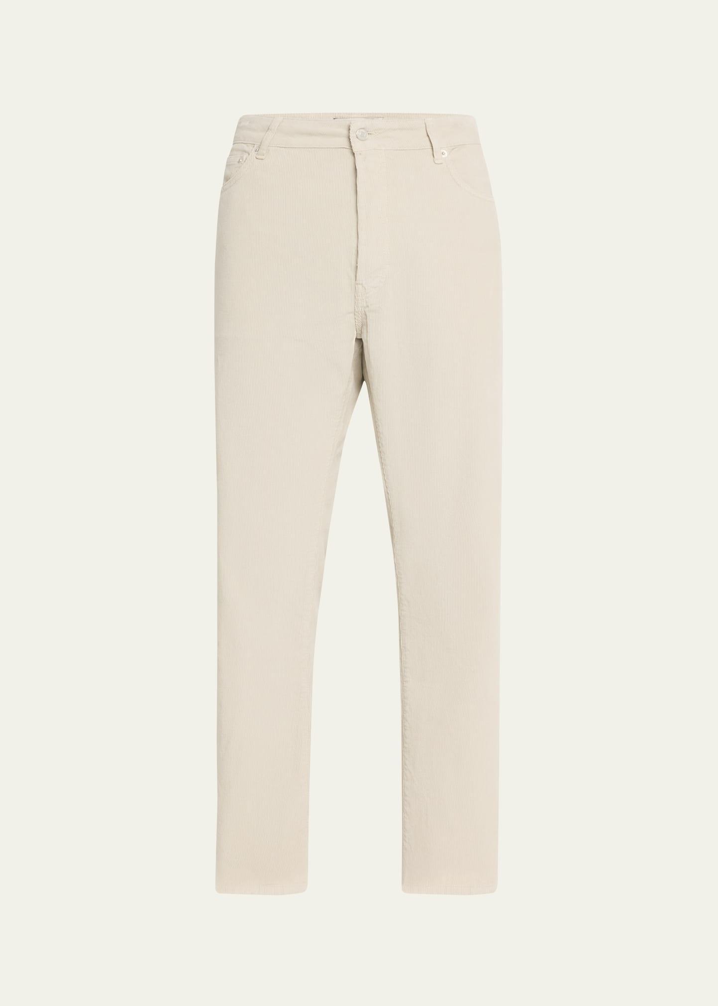 Mens James Corduroy Straight-Leg Pants Product Image