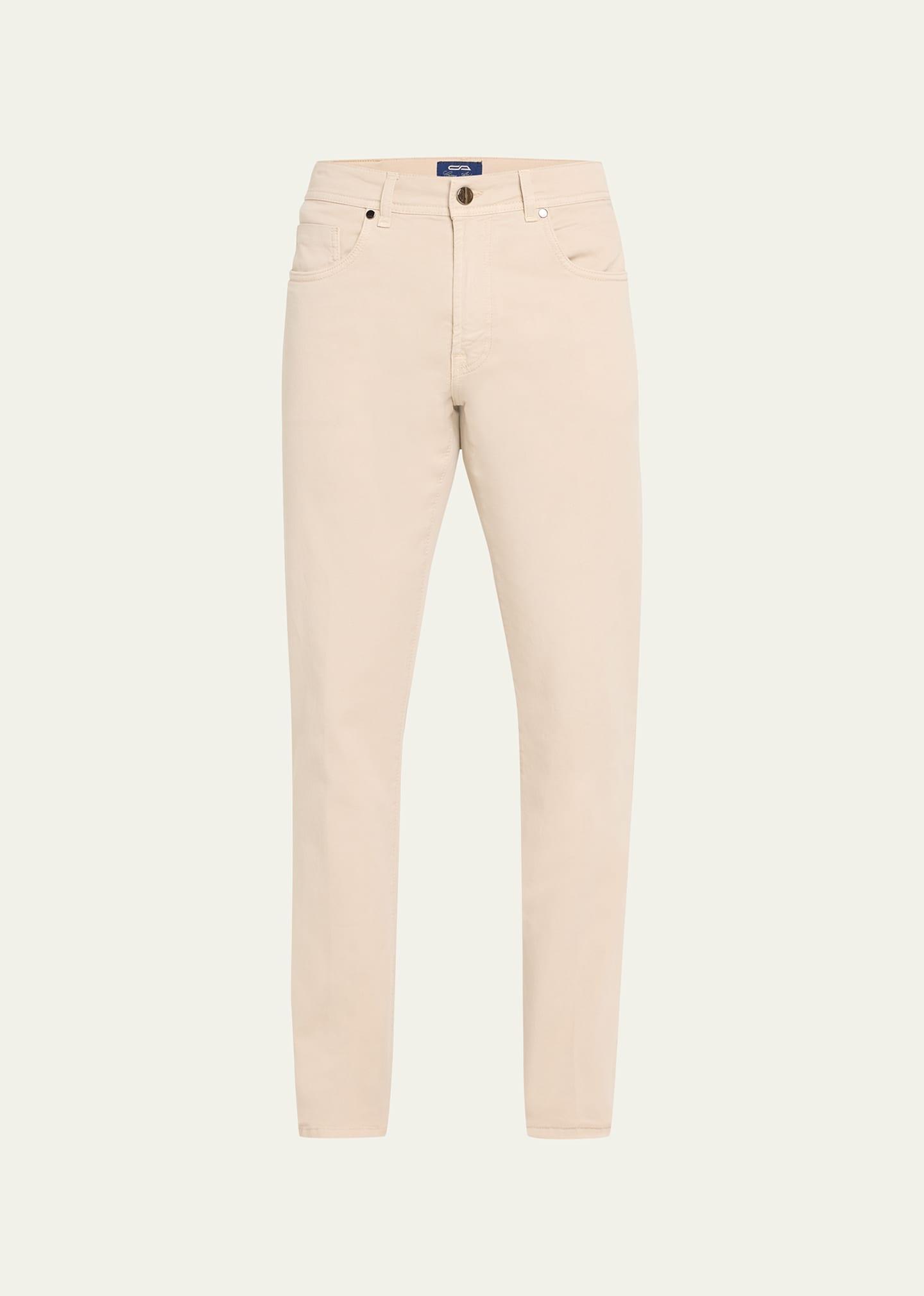 Mens Cotton-Stretch Slim 5-Pocket Pants Product Image