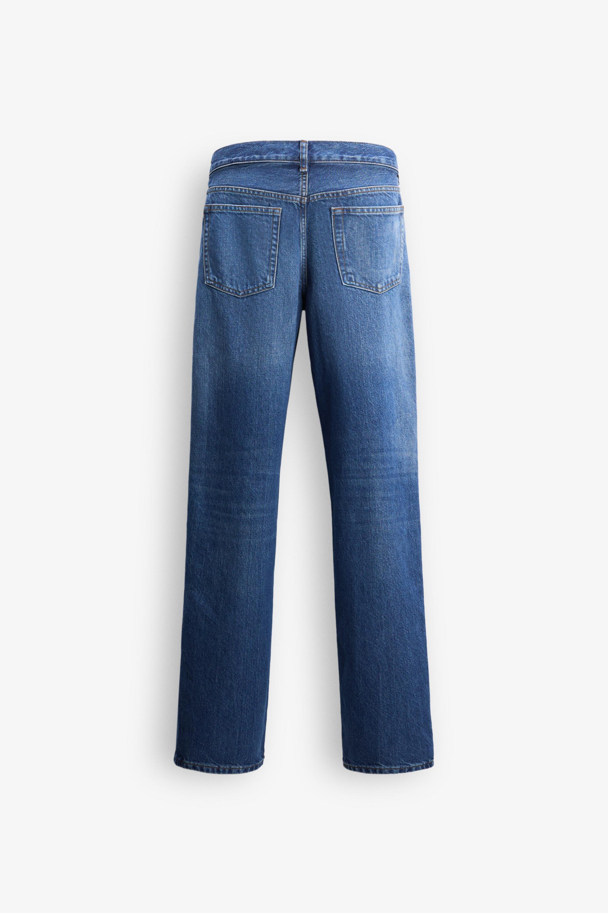 STRAIGHT CUT MID RISE JEANS ZW COLLECTION Product Image