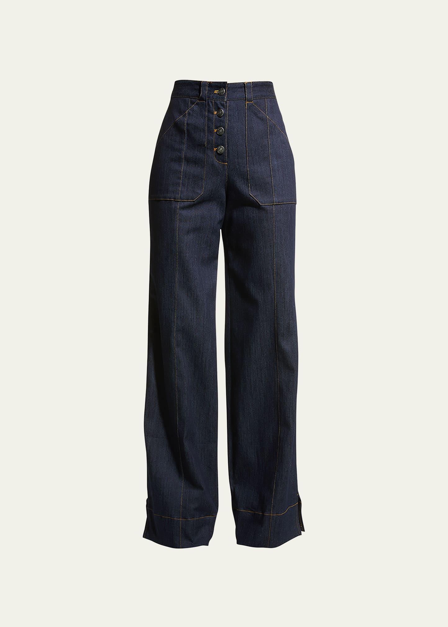 Cinq  Sept Benji Wide Leg Jeans Product Image