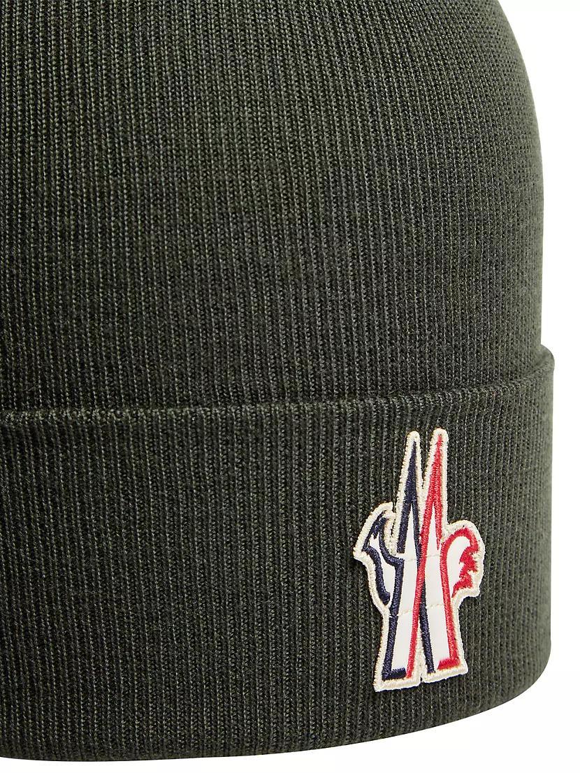 Logo Patch Pure Wool Beanie Product Image