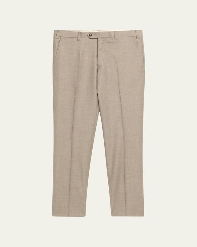 Mens Stone Wool Trousers Product Image