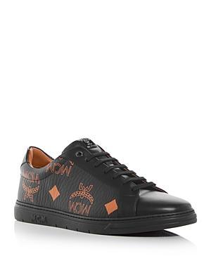 Mcm Mens Derby Maxi Visetos Low Top Sneakers Product Image