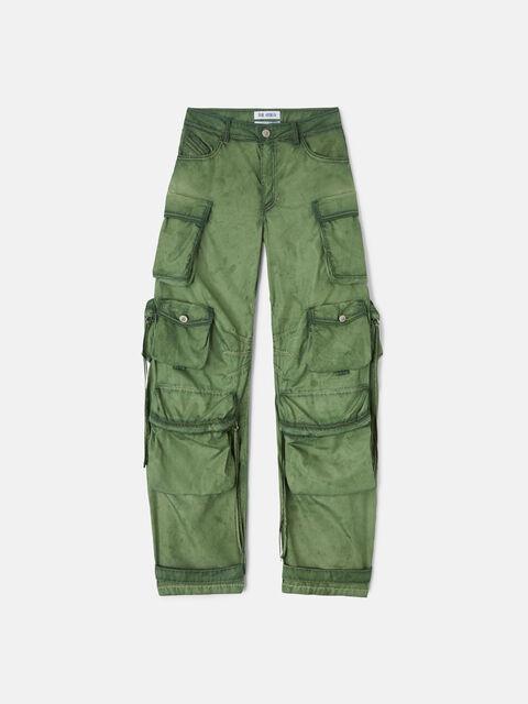 "Fern" military green long pants product image