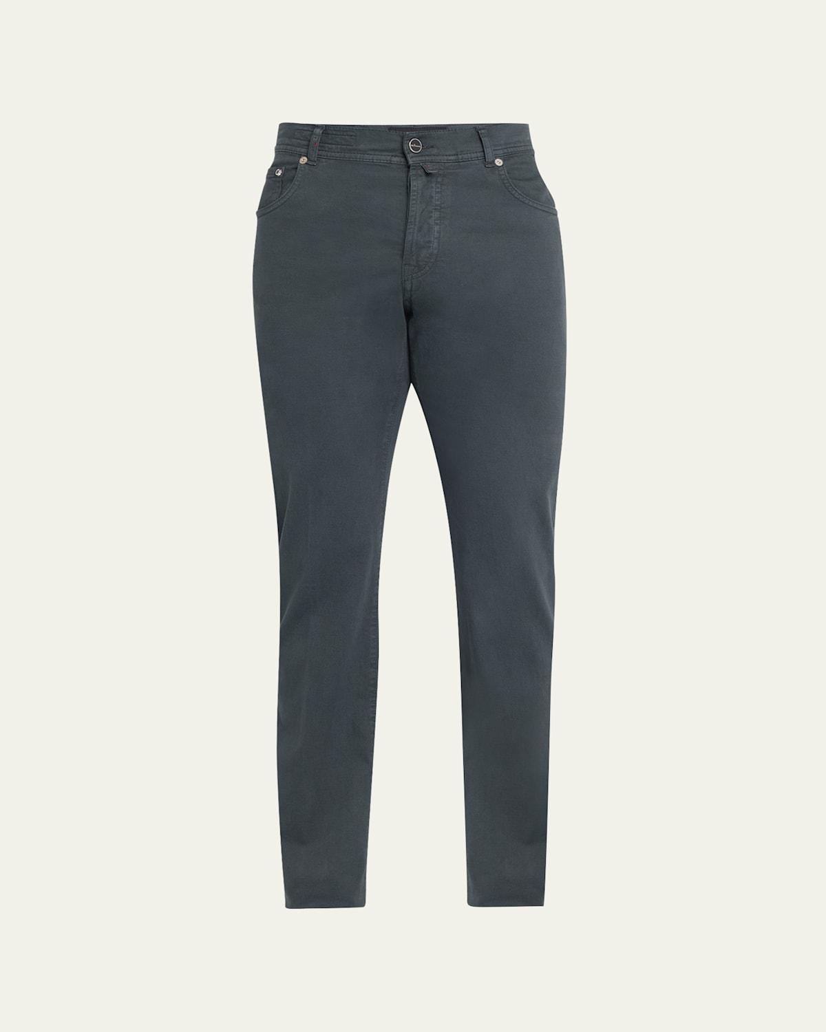 Mens Cotton-Cashmere 5-Pocket Jeans Product Image