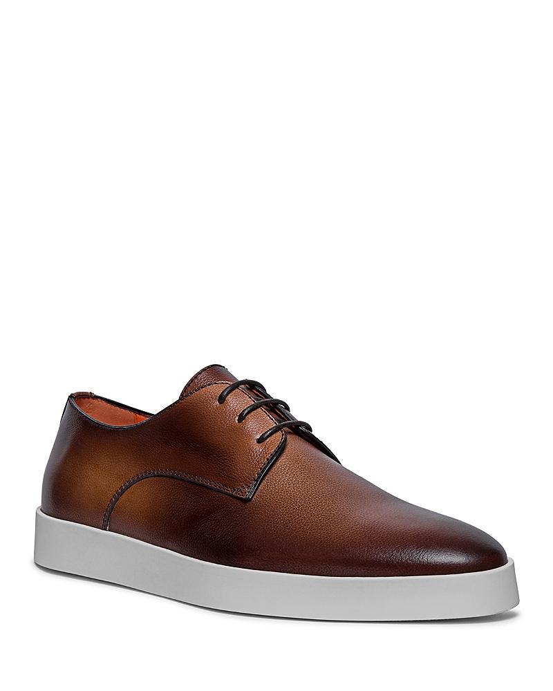 Mens Leather Lace-Up Oxfords Product Image