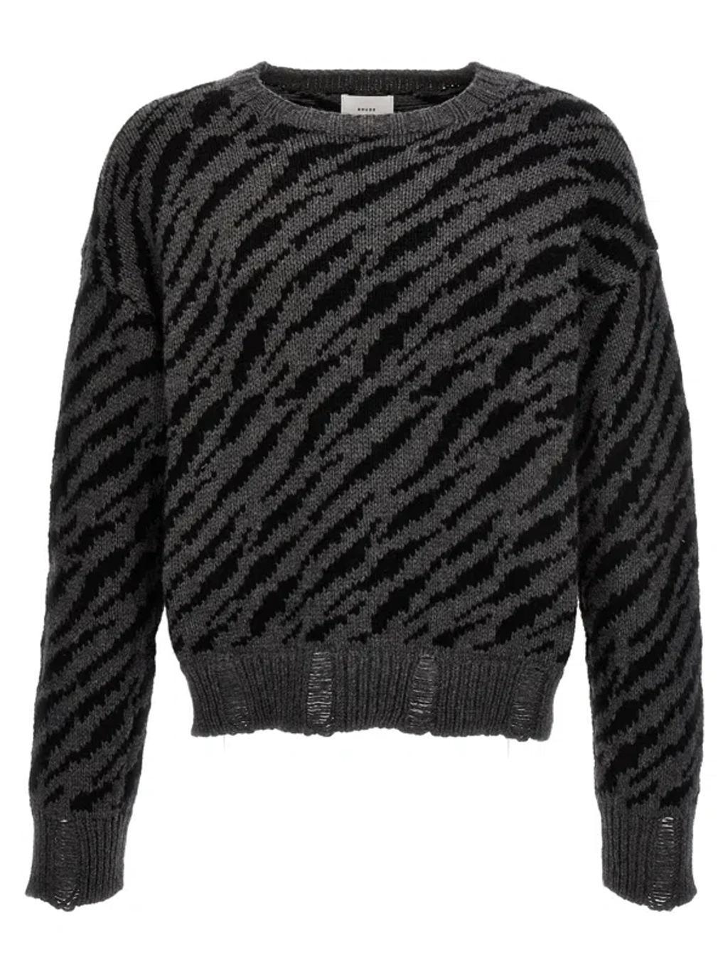 RHUDE Multicolor Zebra Pattern Sweater Product Image