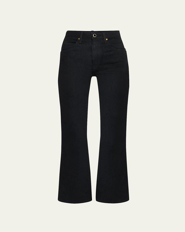 The Vivian Cropped Boot-Cut Jeans Product Image