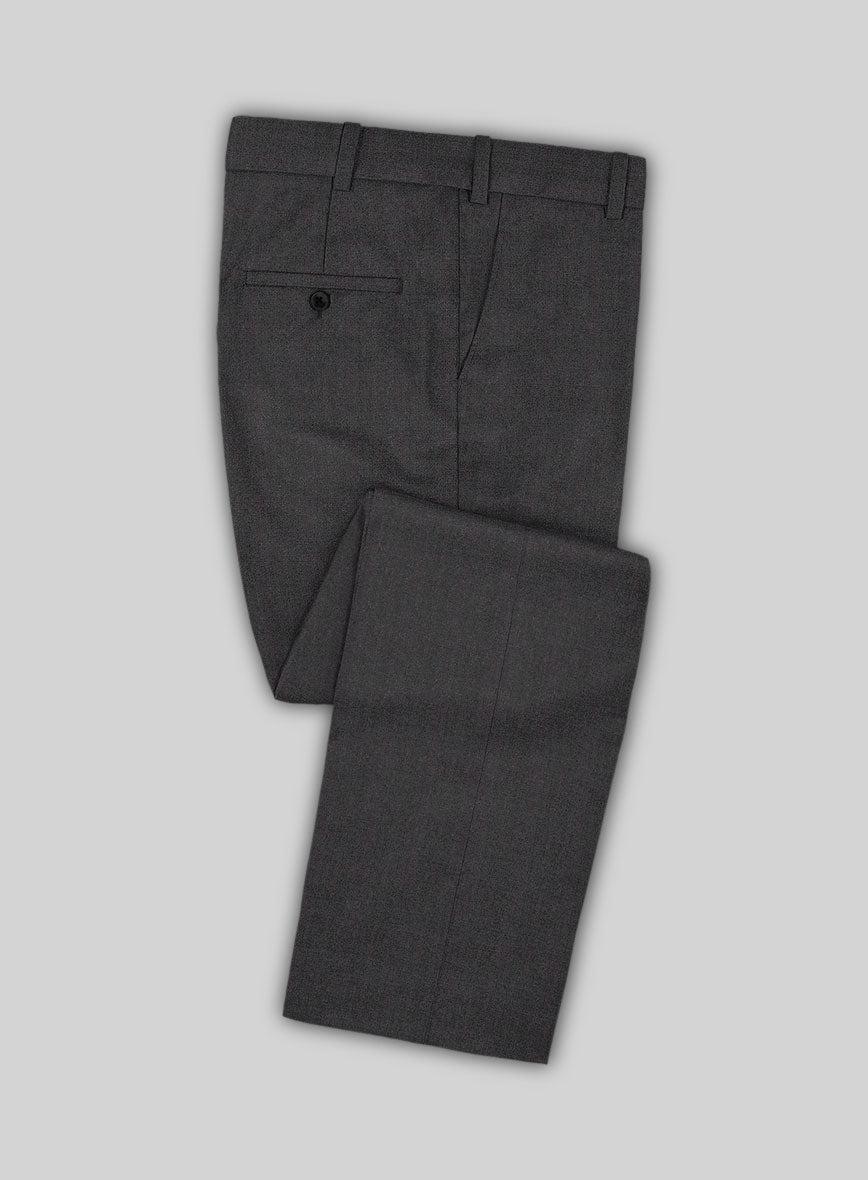 Cavalry Twill Dark Gray Wool Suit Product Image