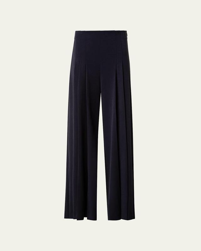 Miyuki Pleated Wide-Leg Trousers Product Image