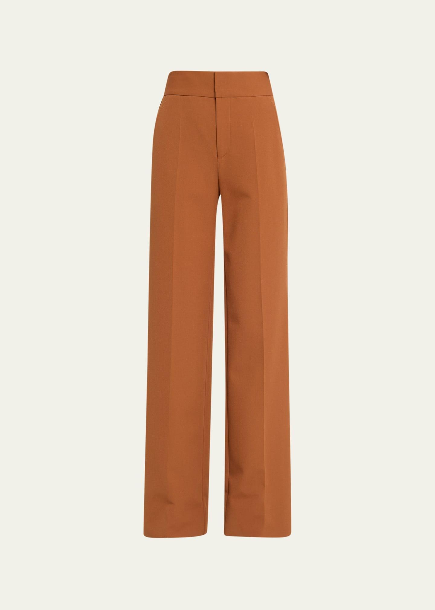 Womens Relaxed Straight-Leg Trousers Product Image