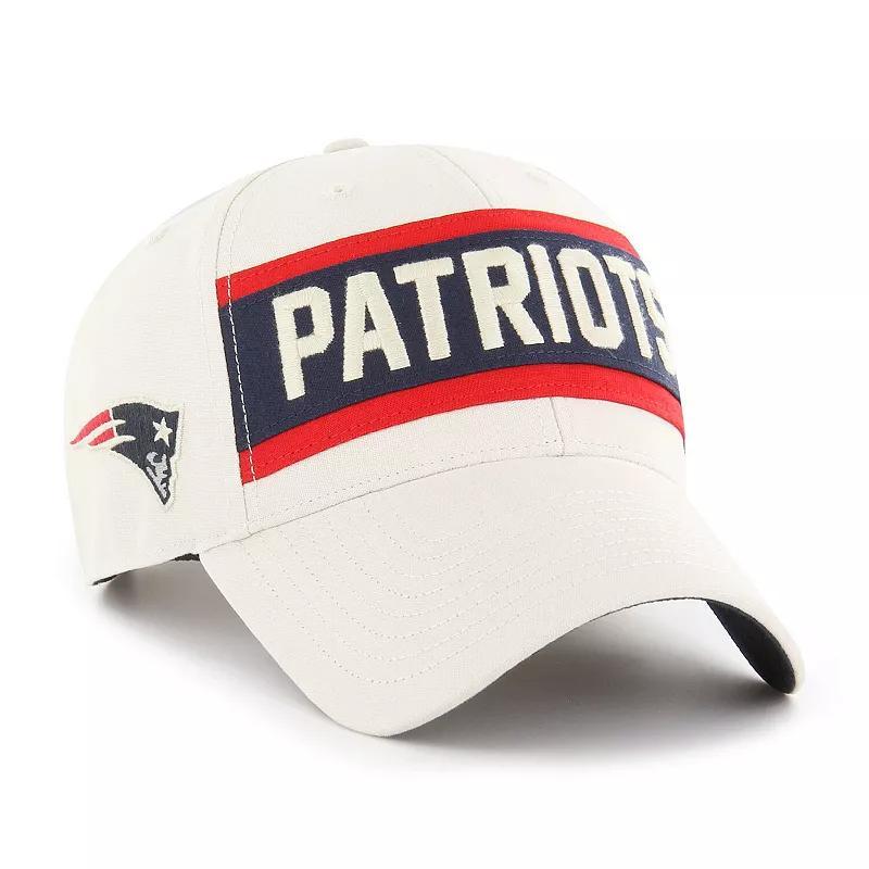 Mens 47 Cream New England Patriots Crossroad MVP Adjustable Hat Product Image