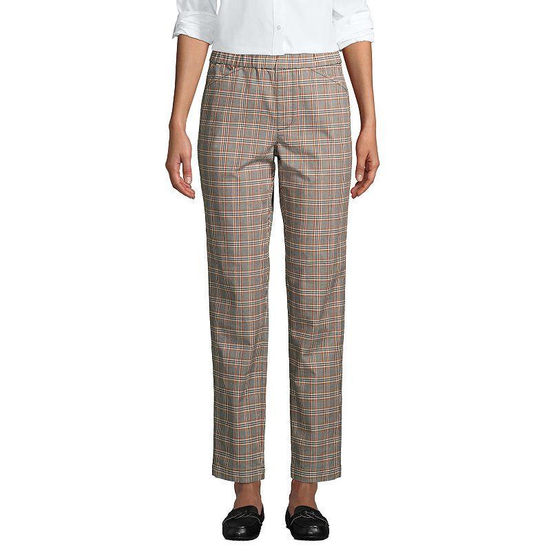 Womens Lands End Pull-On Chino Ankle Pants Product Image