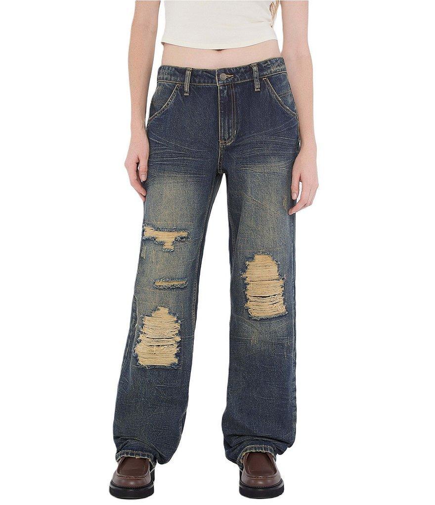 Guess Originals Mid Rise Distressed Carpenter Jeans product image