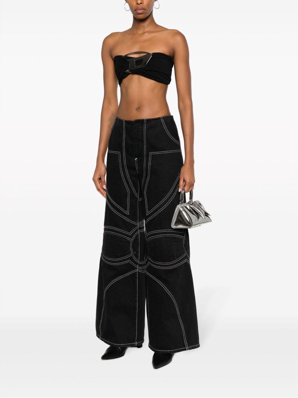 T-Benda strapless crop top Product Image