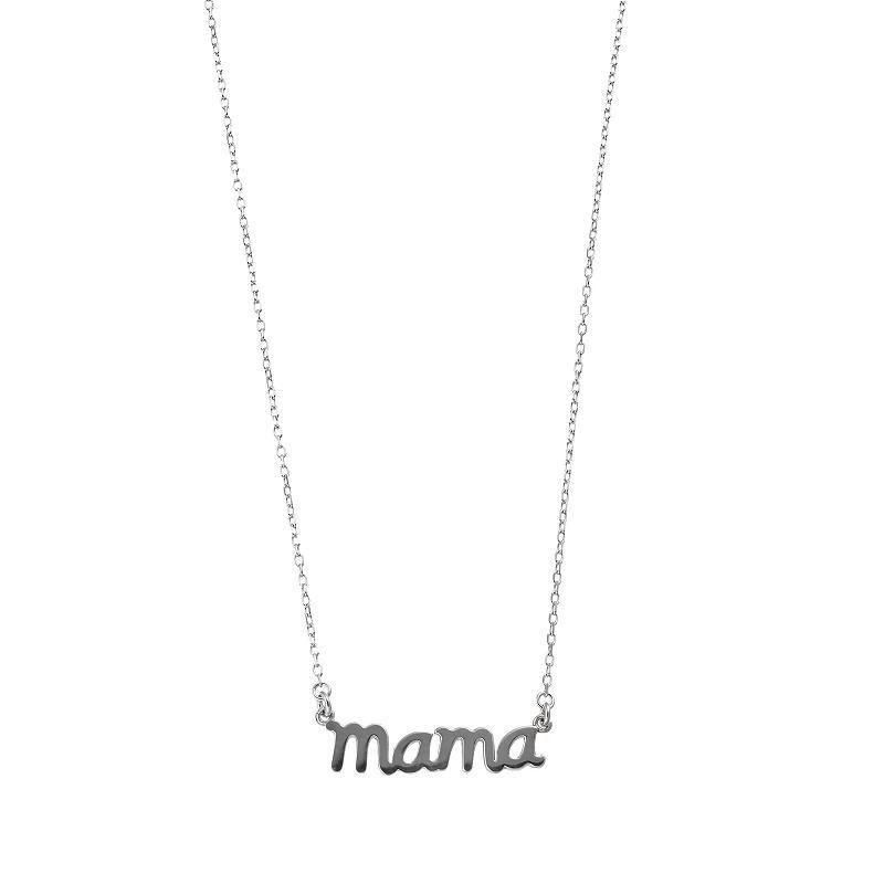 Kristen Kesho 18k Gold Over Silver Mama Necklace, Womens Sterling Product Image