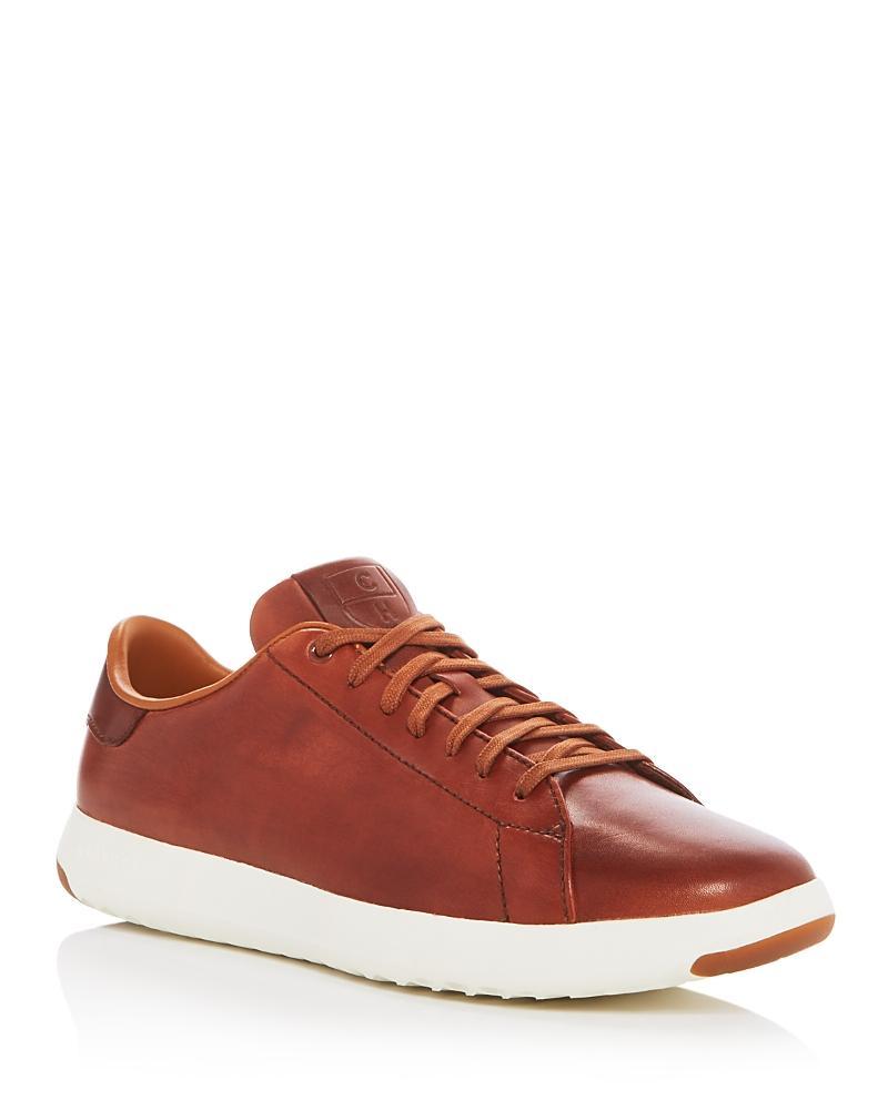 Cole Haan Mens GrandPro Leather Lace Up Sneakers Product Image