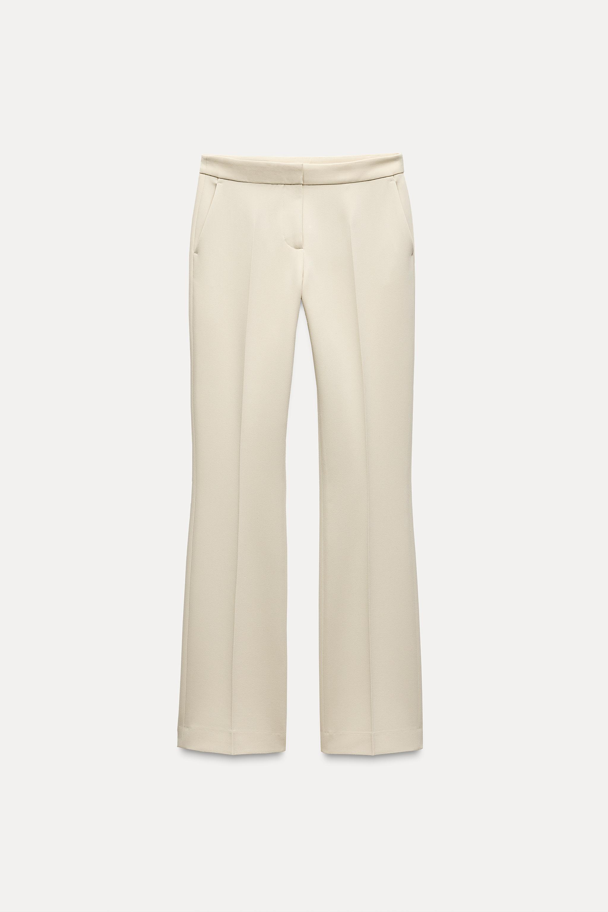 STRAIGHT LEG MID WAIST PANTS Product Image