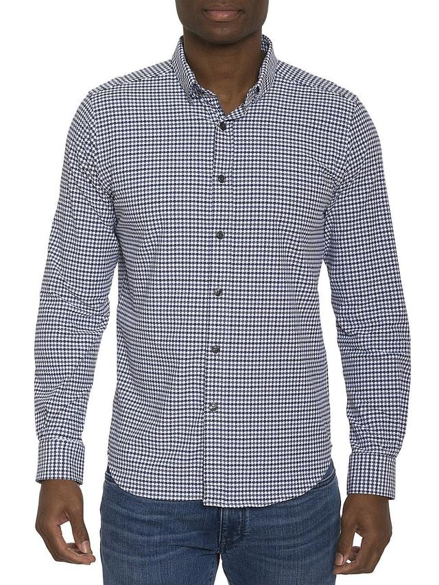 Mens Fantoni Checked Button-Down Shirt Product Image