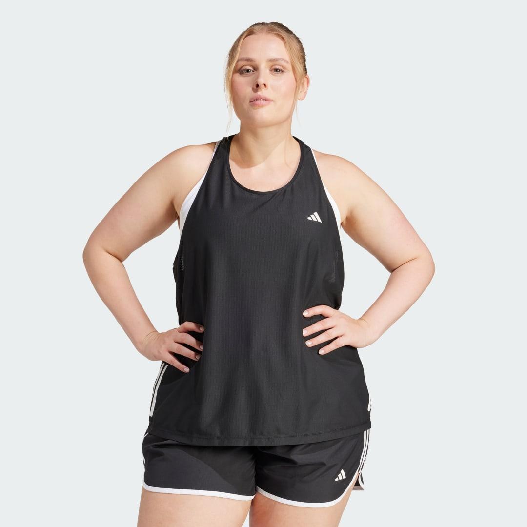 Plus Size adidas Own The Run Running Tank Top, Womens Product Image