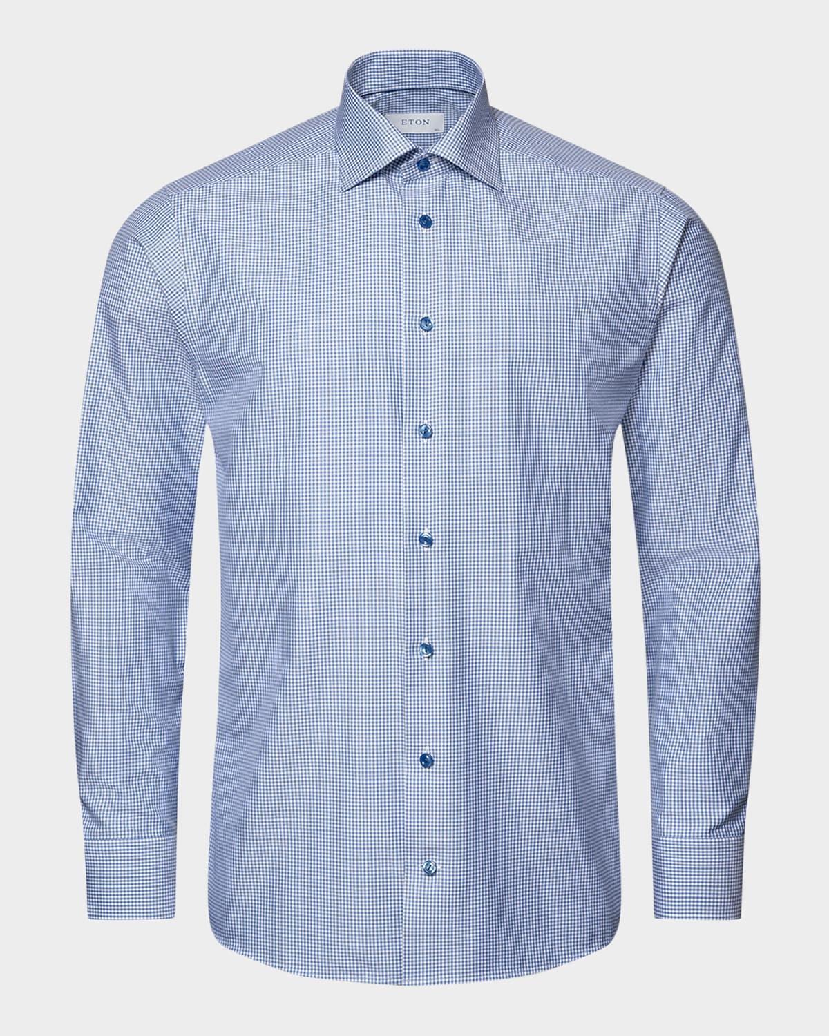 Men's Slim Fit Twill Dress Shirt Product Image