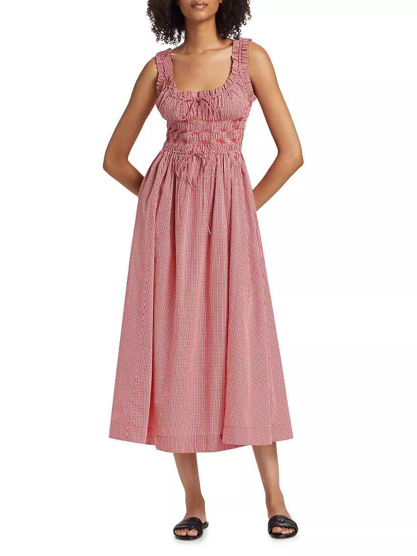 Emmaretta Gingham Cotton Maxi Dress Product Image