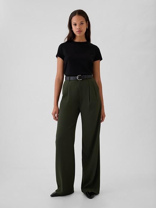 365 High Rise Pleated Trousers Product Image